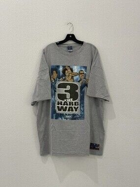 Vintage Y2K Give Me Face 2000s Jay-Z Ludacris Kanye West The Hard Way 3 Rap Tee